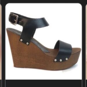 Charles David Tamela black leather